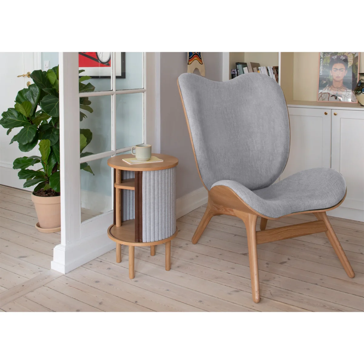 Heal's Audacious Side Table Dark Oak/Horizons White Sand – image 2