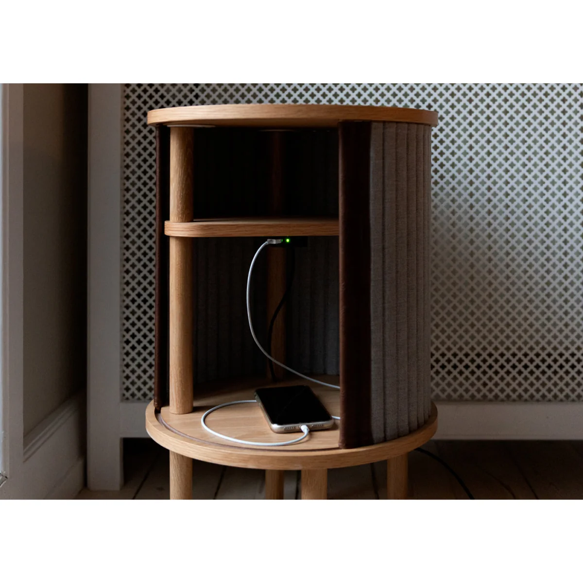 Heal's Audacious Side Table Dark Oak/Horizons White Sand – image 7