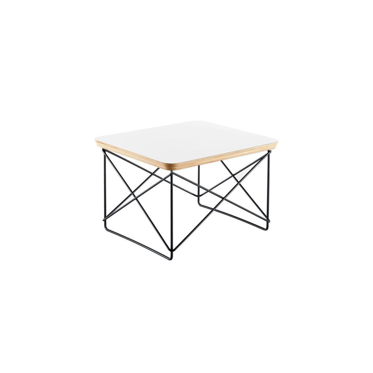 Vitra Occasional Table LTR Walnut Top Basic Dark Legs - Heal's UK Furniture – image 2