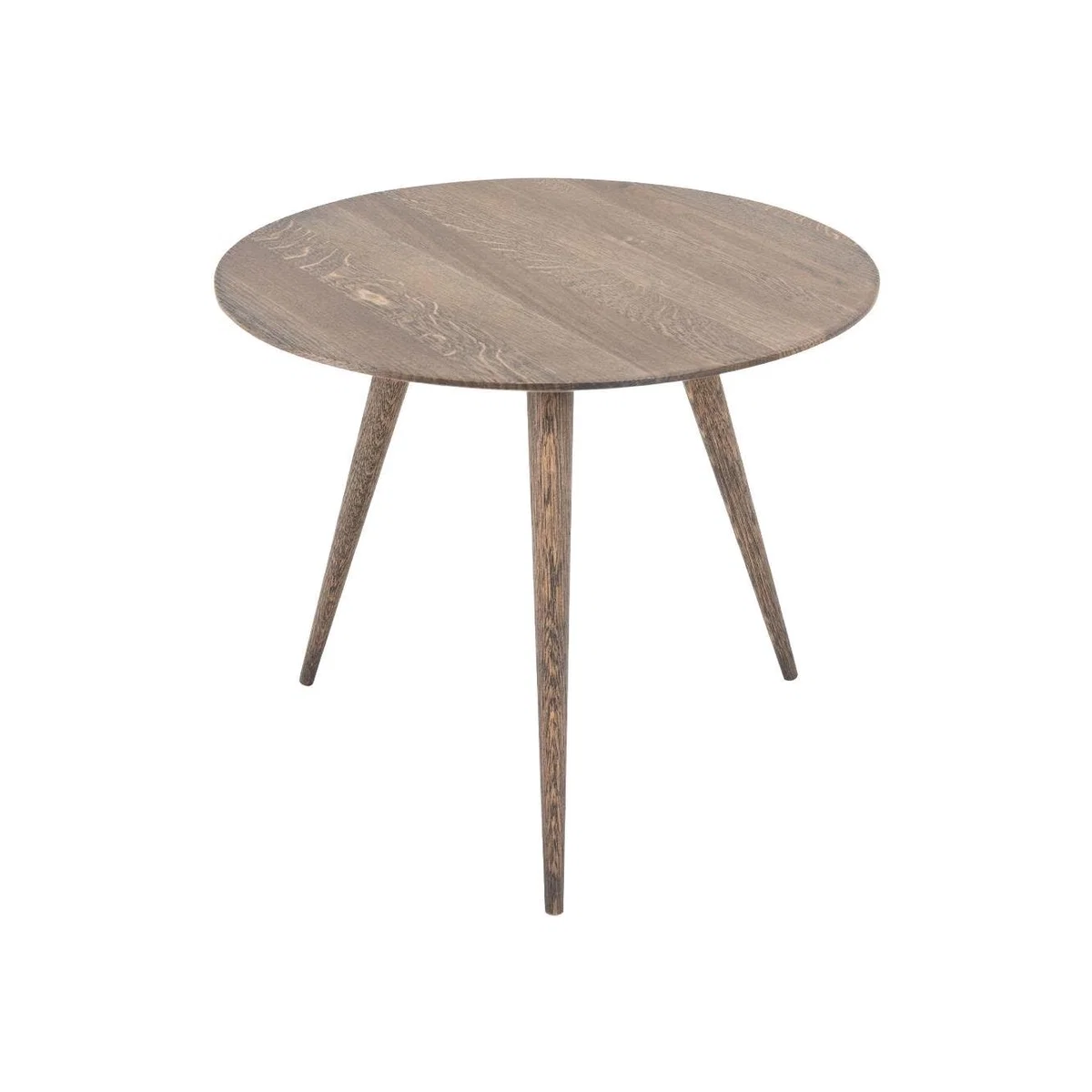 Gazzda Arp Side Table Dia 45cm Smoked Oiled Oak – image 1