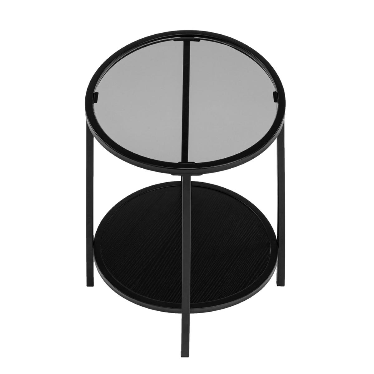 Fraser Smoked Glass Side Table – image 4