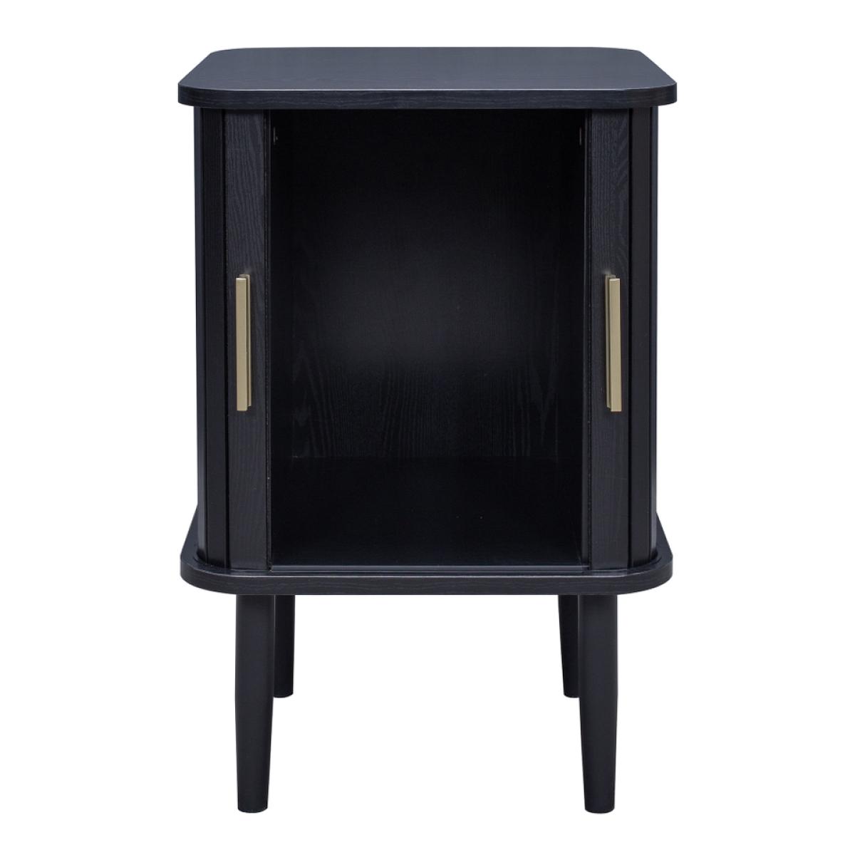 Kendal Tambour Side Table - Black Ash – image 3