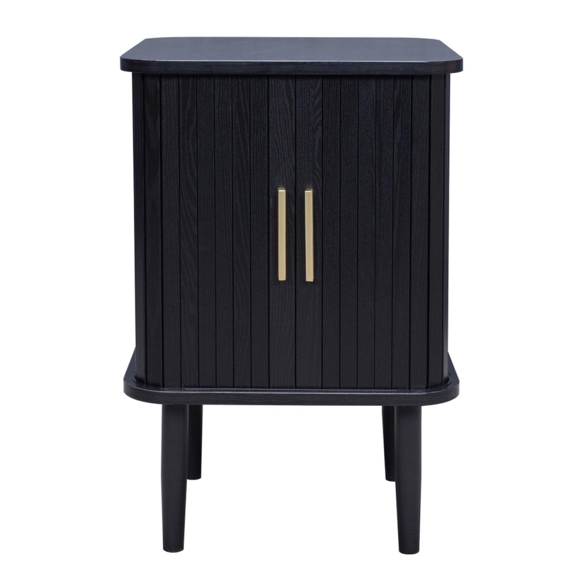 Kendal Tambour Side Table - Black Ash – image 4