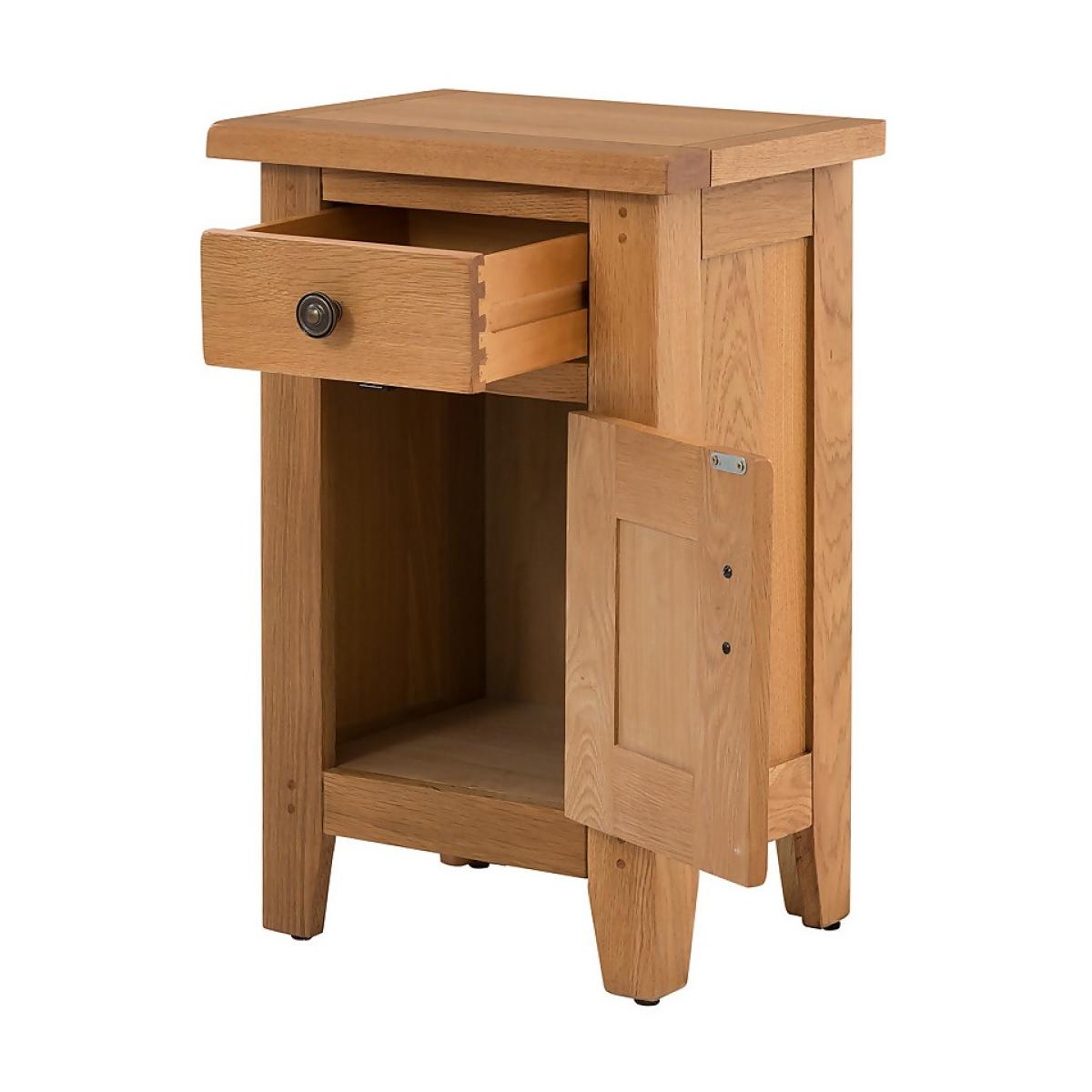 Hocombe Tall Side Table - Oak – image 3