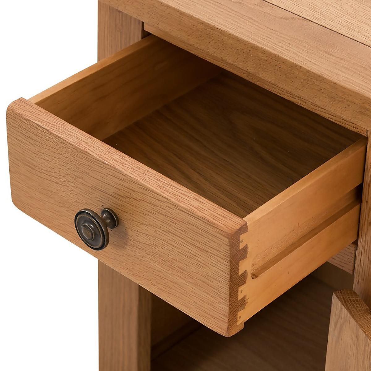 Hocombe Tall Side Table - Oak – image 5