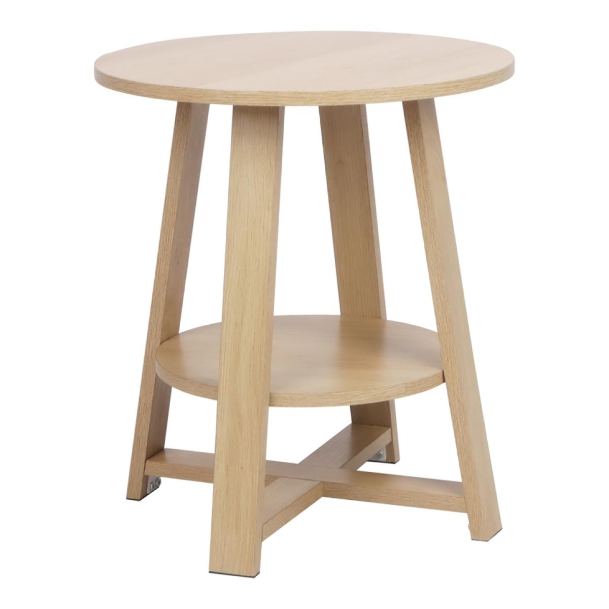 Dorval 2 Tiered Side Table - Oak Effect – image 4