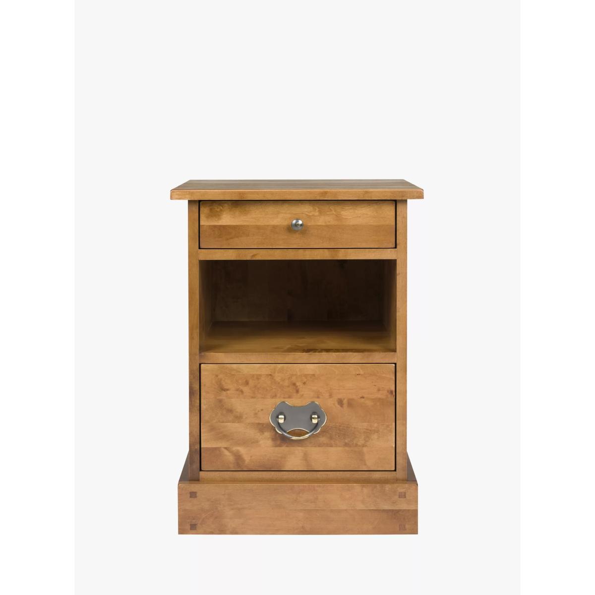 Laura Ashley Garrat 2 Drawer Side Table, Honey – image 2