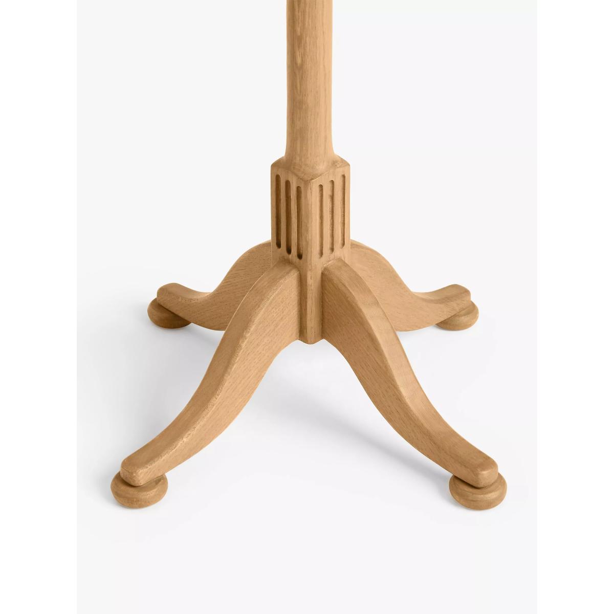John Lewis Clemence Pedestal Side Table, Natural Oak – image 4