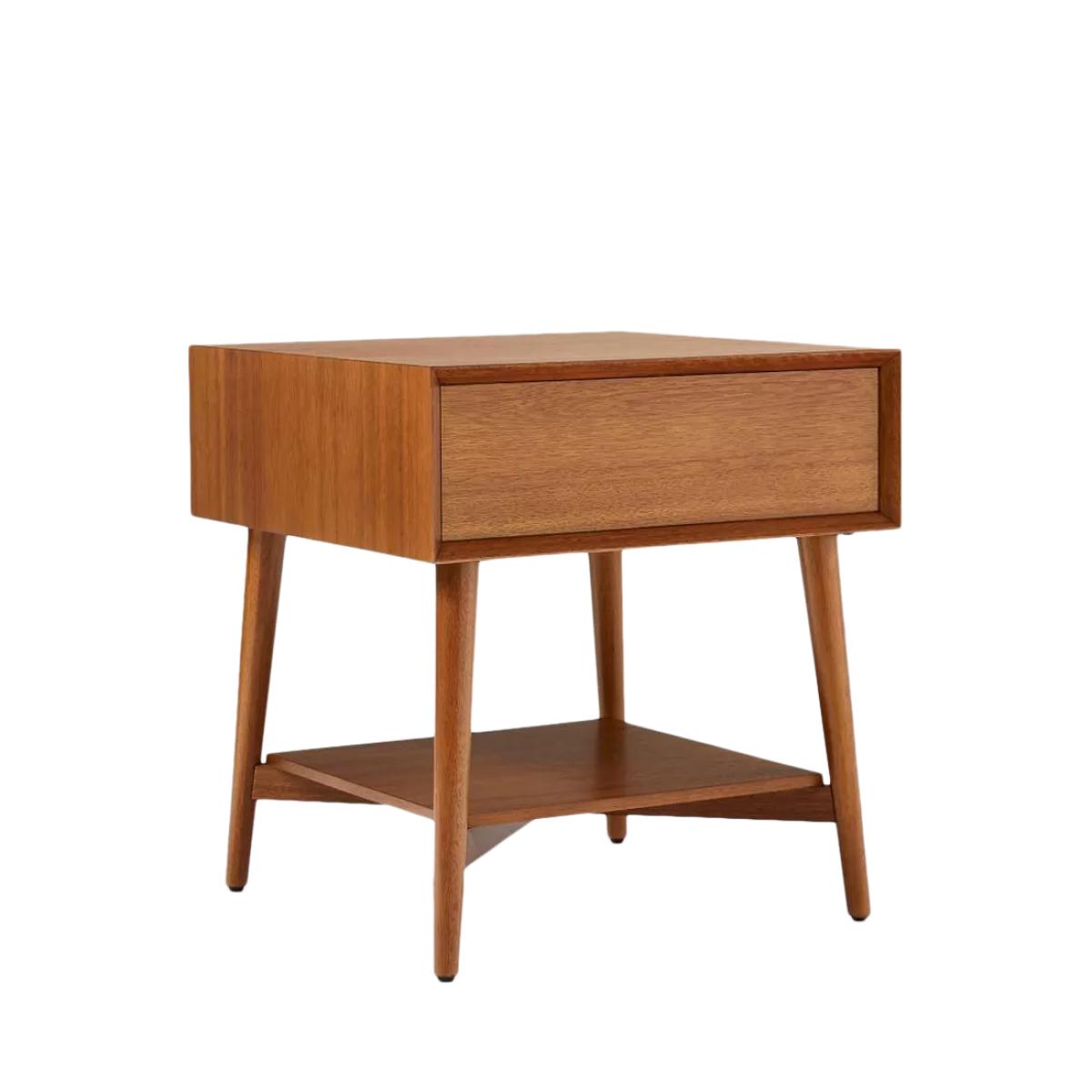 west elm Mid-Century Wood Side Table, Natural – image 5