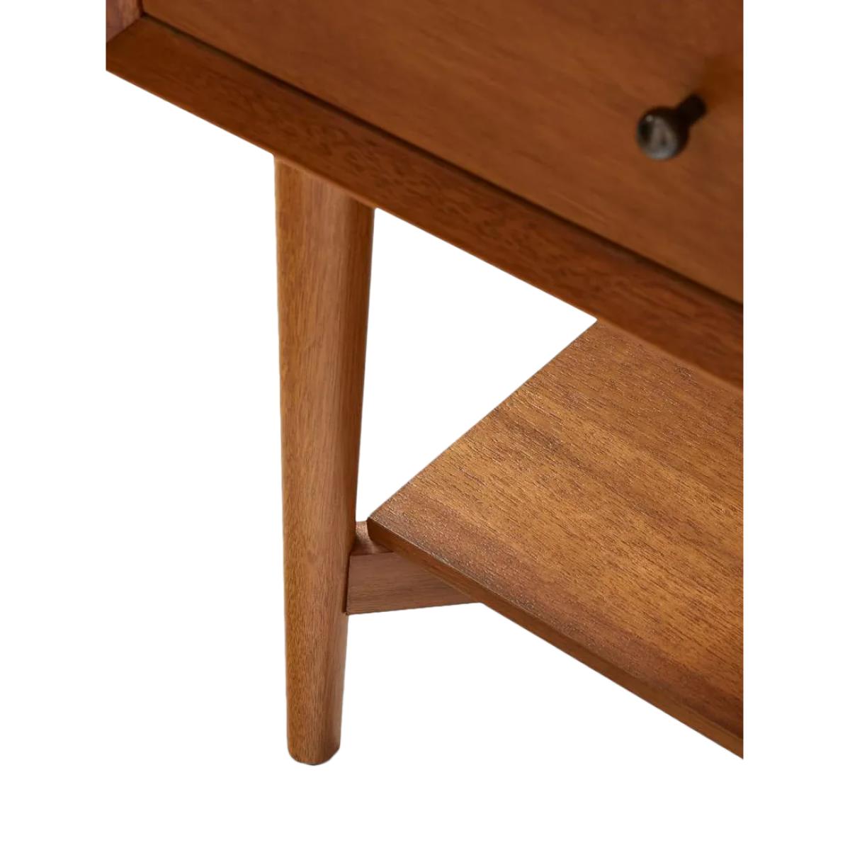west elm Mid-Century Wood Side Table, Natural – image 7