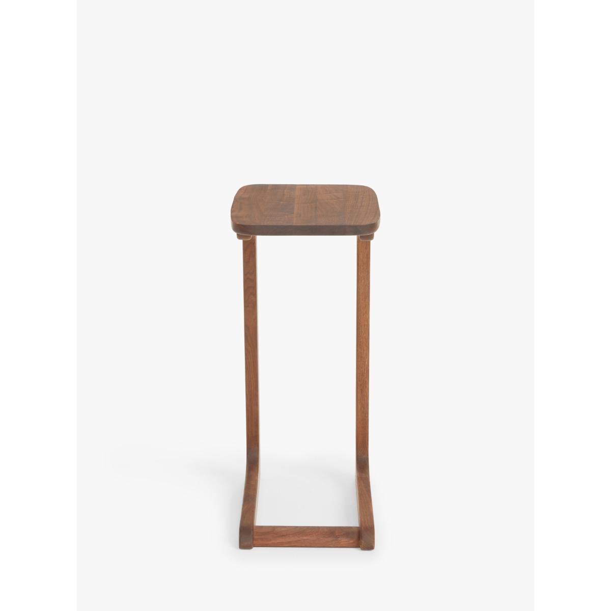 John Lewis Cara Sofa Side Table, American Black Walnut – image 2