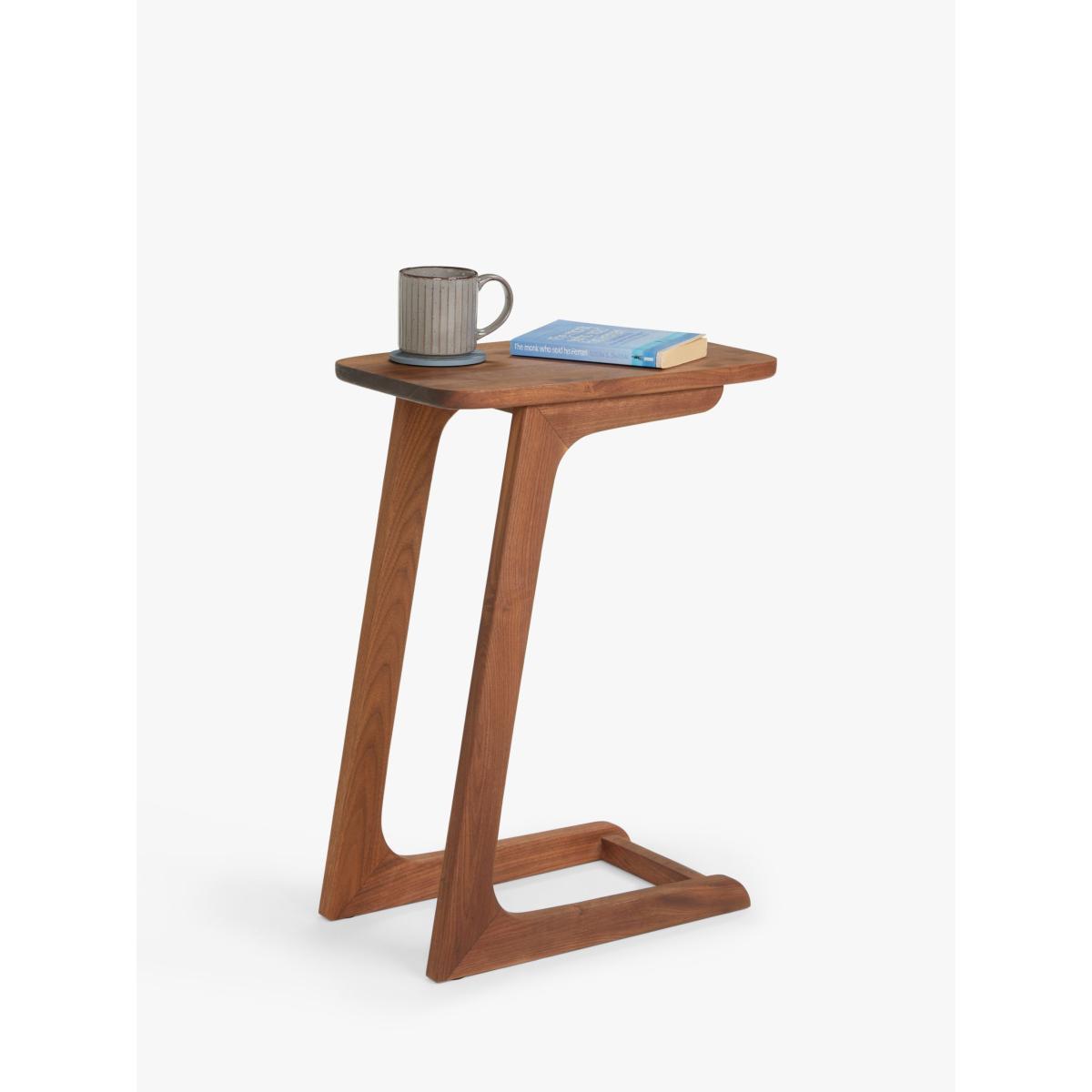 John Lewis Cara Sofa Side Table, American Black Walnut – image 4
