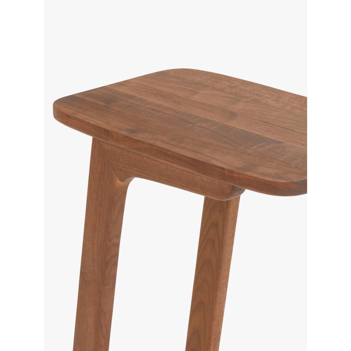 John Lewis Cara Sofa Side Table, American Black Walnut – image 5