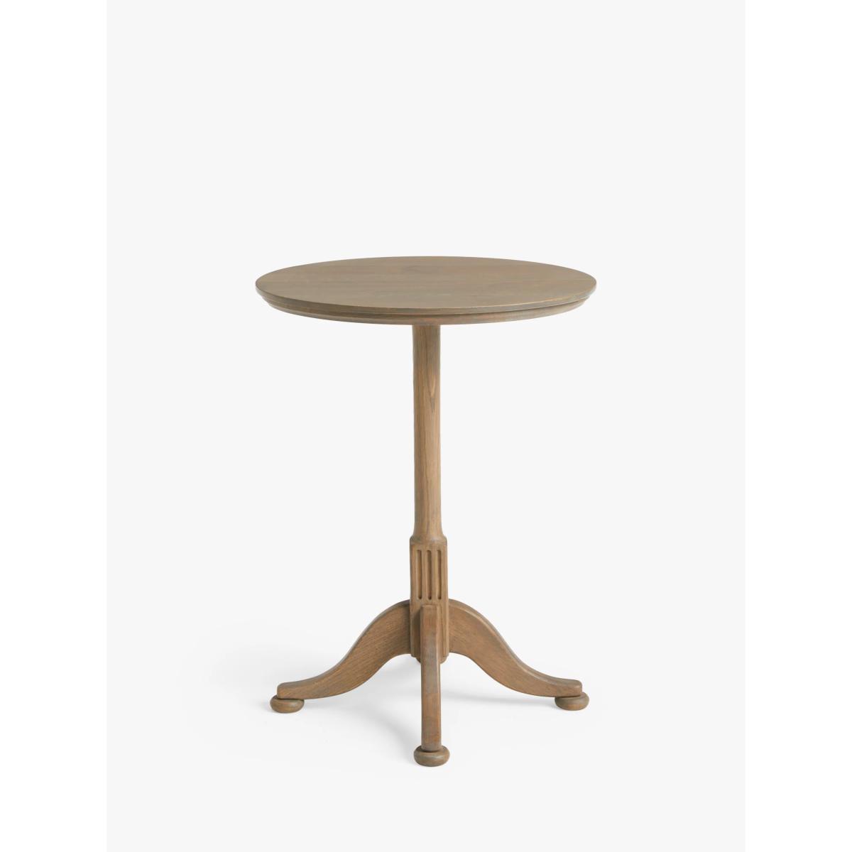 John Lewis Clemence Pedestal Side Table, Greyed Oak – image 3