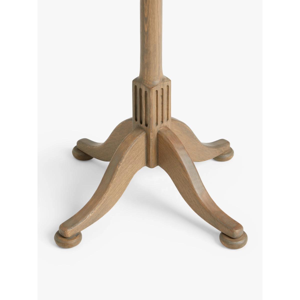 John Lewis Clemence Pedestal Side Table, Greyed Oak – image 4