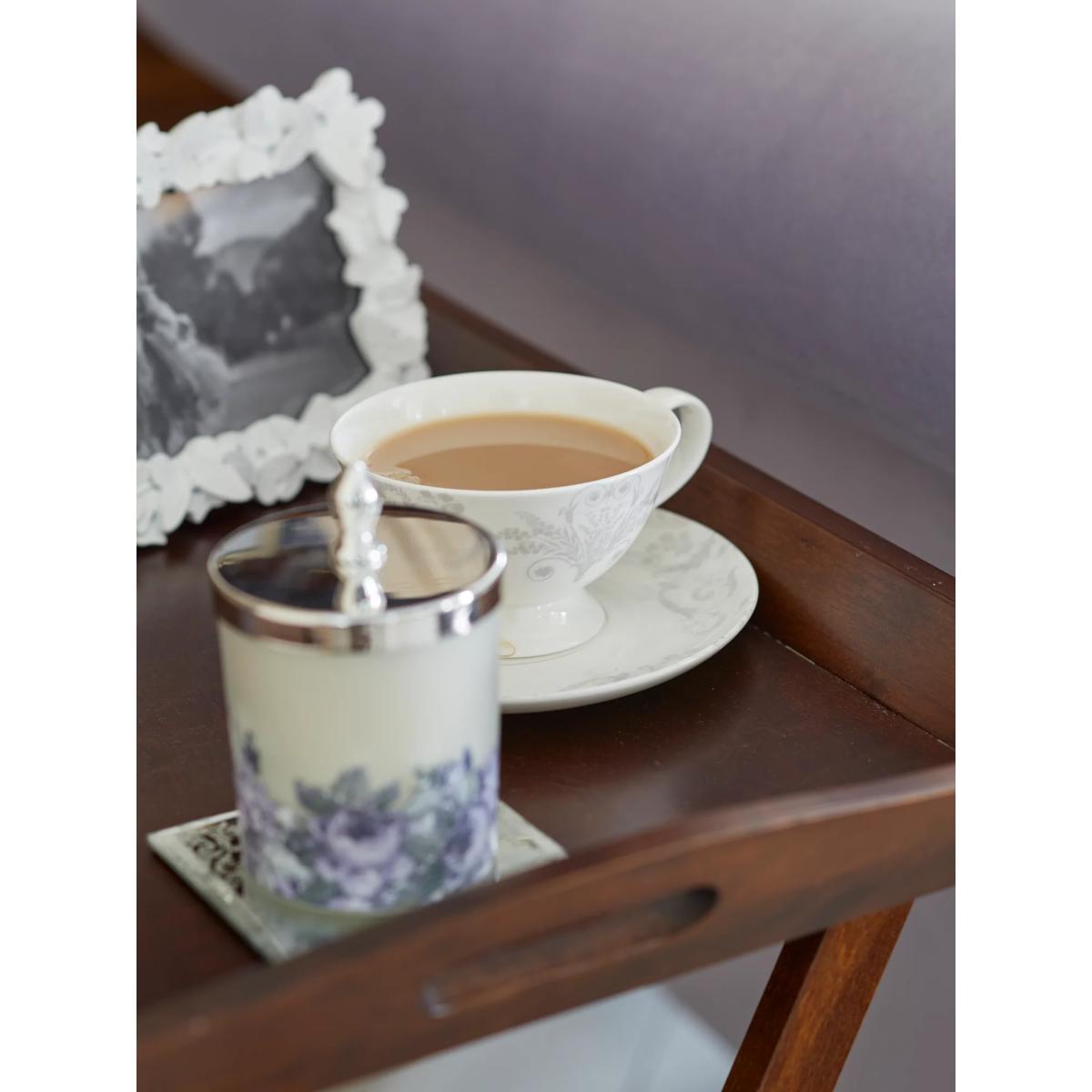 Laura Ashley Garrat Butlers Tray Side Table, Dark Brown – image 3