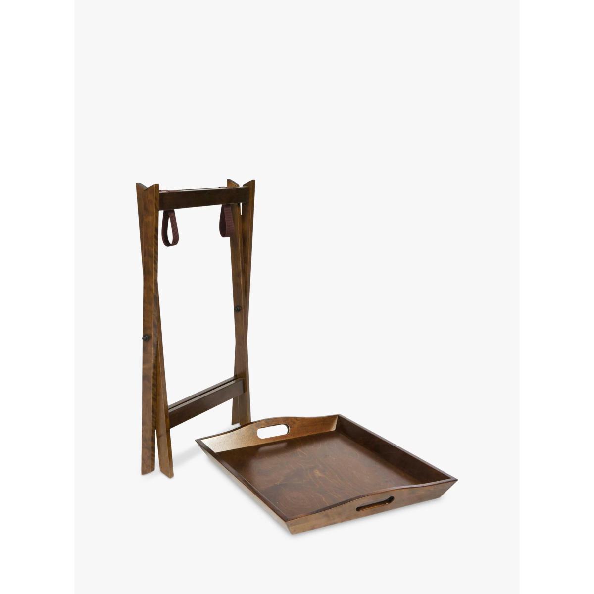 Laura Ashley Garrat Butlers Tray Side Table, Dark Brown – image 5