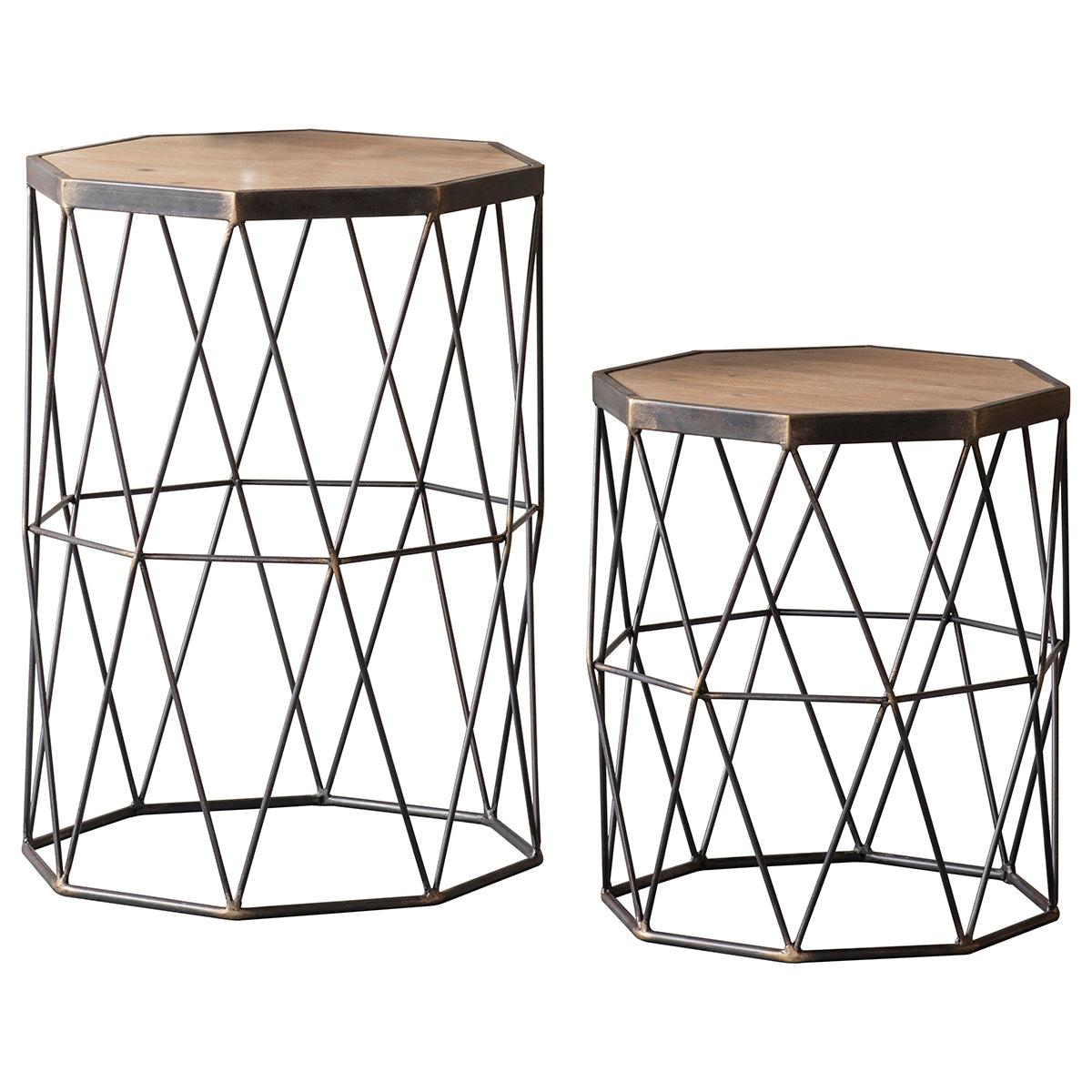 Marshal Light Fir Wood Side Table (Set of 2) – image 2