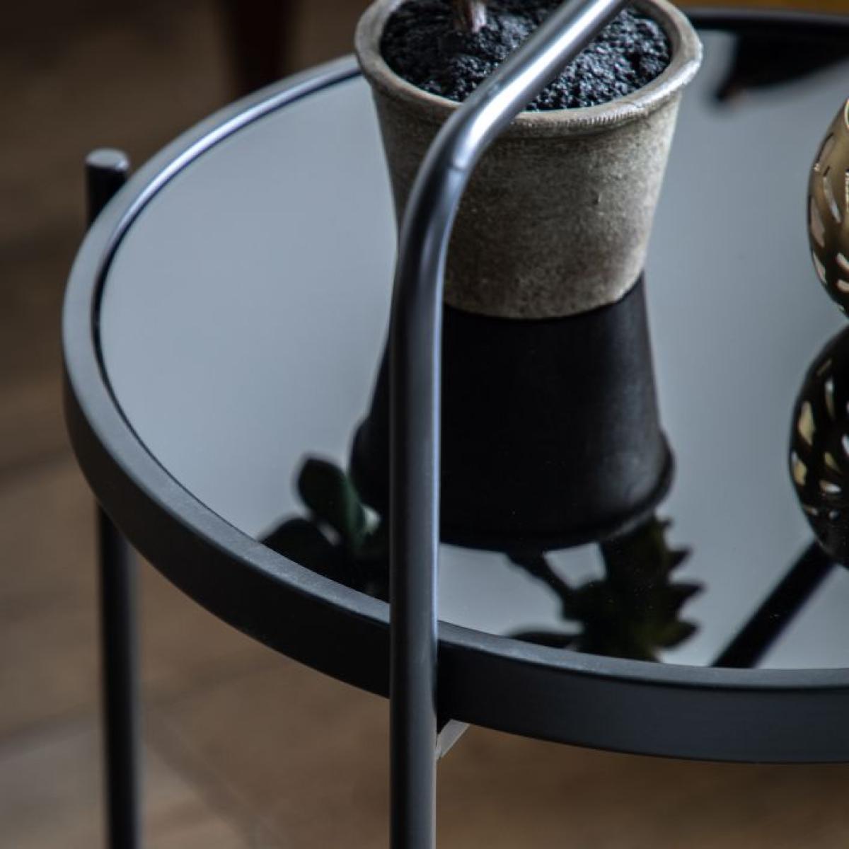 Fawley Iron Side Table - Black – image 3