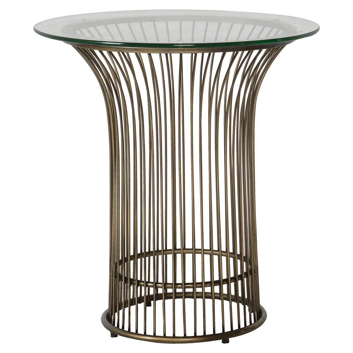 Letty Metal Side Table - Bronze – image 2