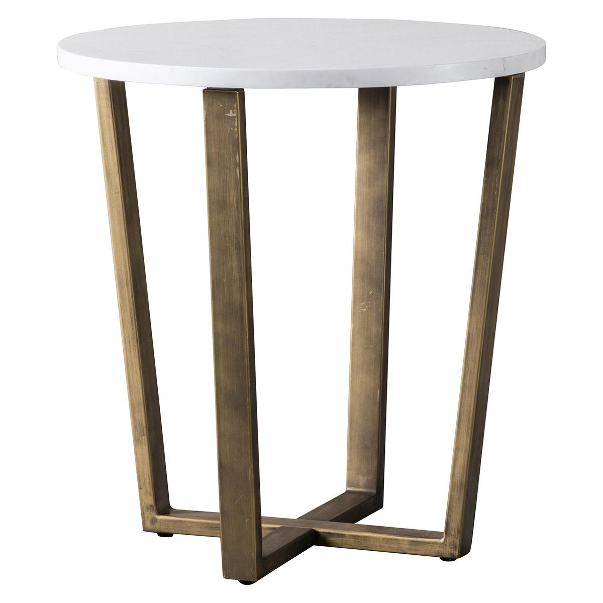 Petra Brass Side Table - Bronze – image 2
