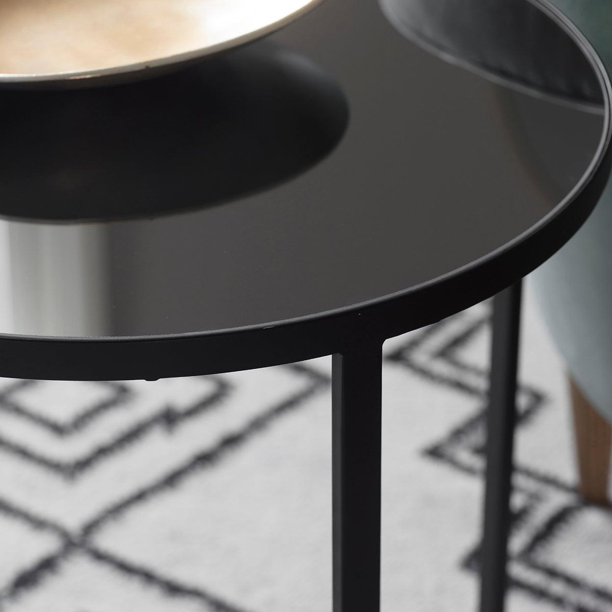 Torrance Metal Side Table - Grey – image 2