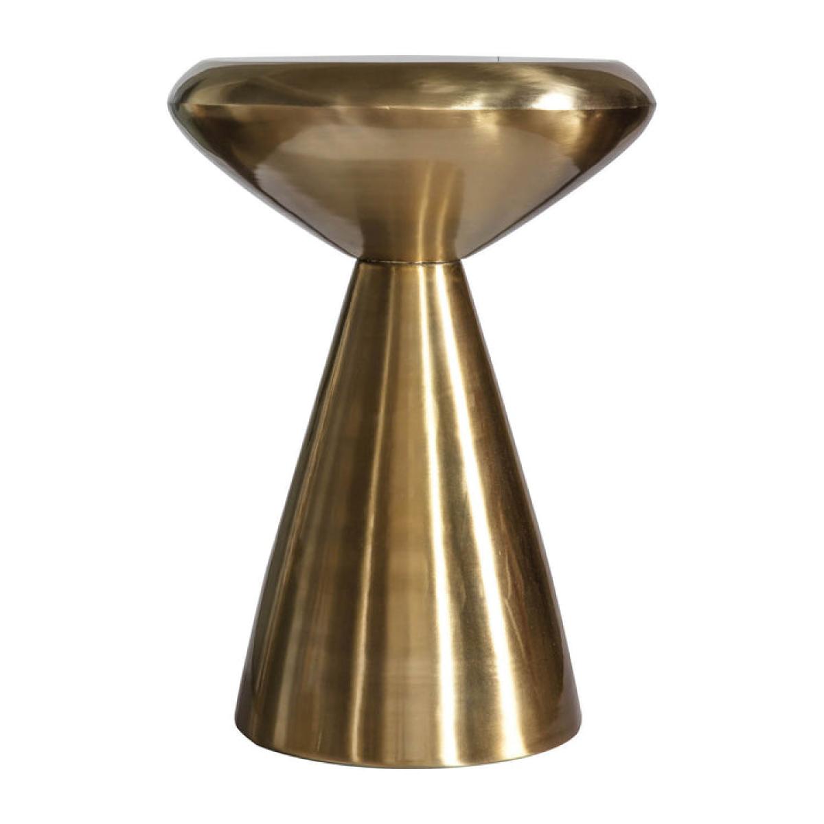 Molash Metal Side Table - Gold – image 3