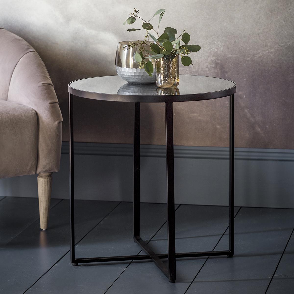 Marley Metal Side Table - Grey – image 3