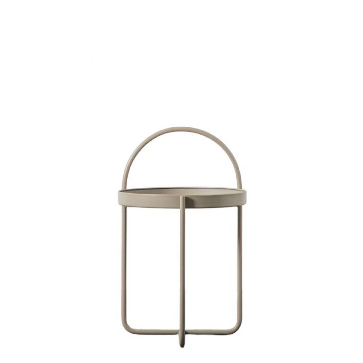 Melbury Iron Side Table - Natural – image 2