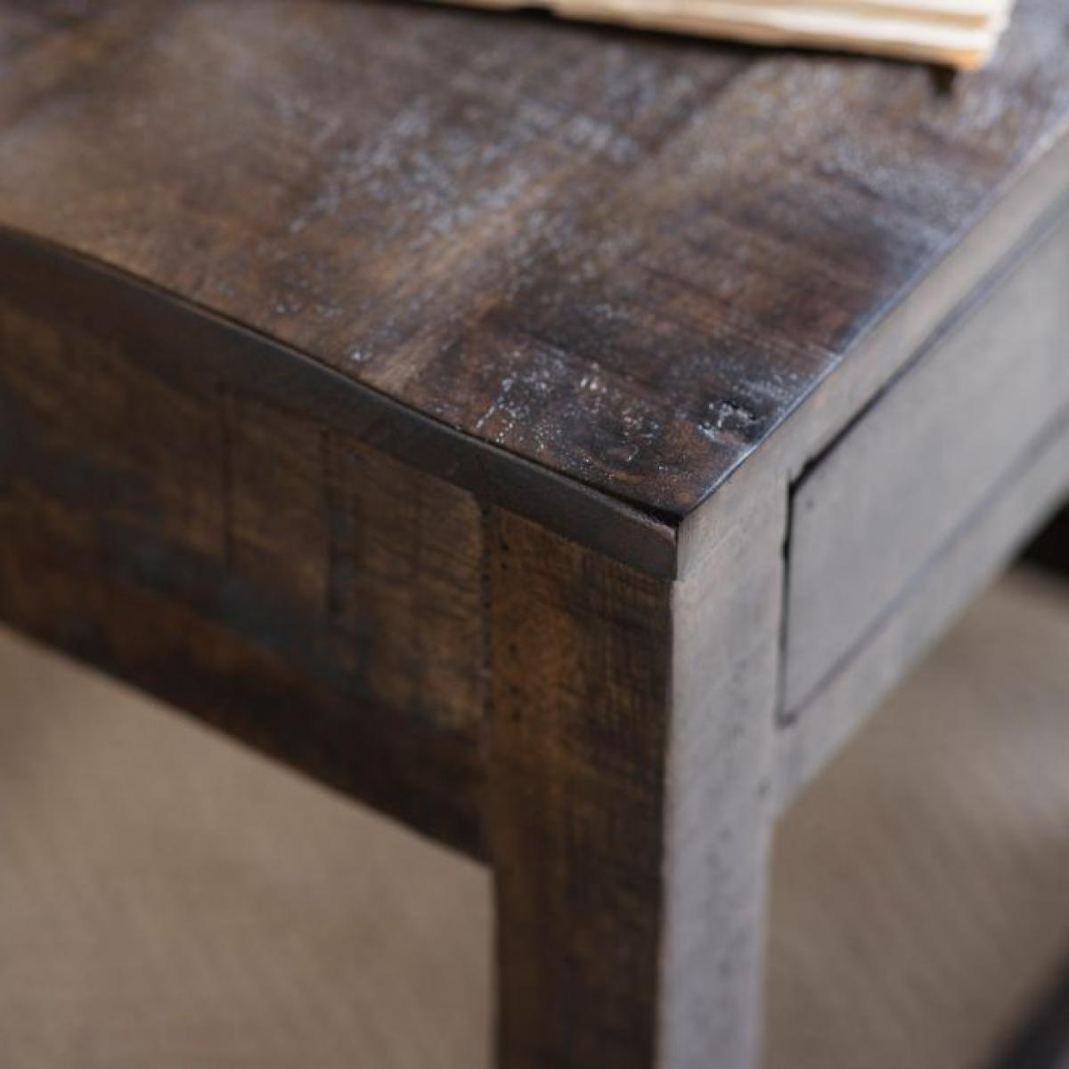 Kenmare Mango Wood Side Table - Natural – image 3