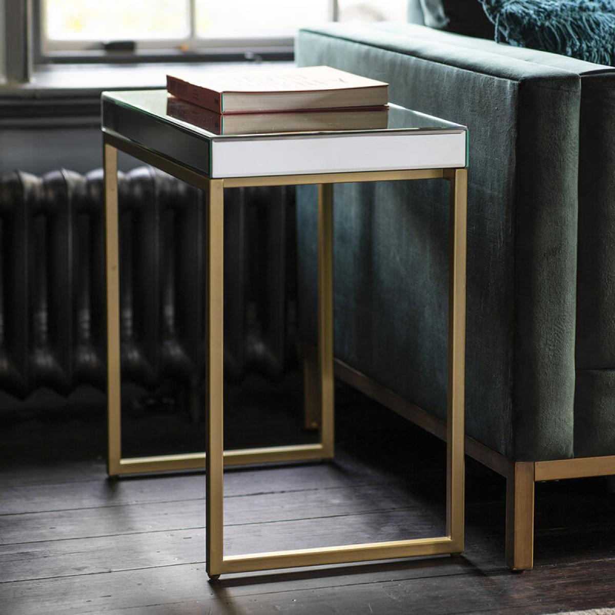 Pippard Metal Side Table - Champagne – image 2