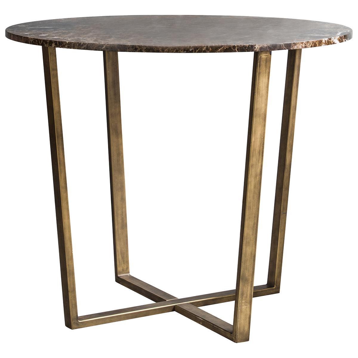 Julius Brass Side Table - Bronze – image 2