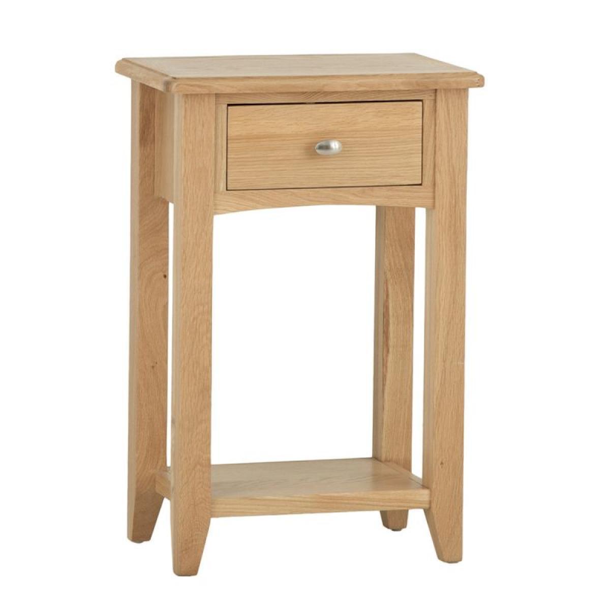 Galister Oak Telephone Table - Light Oak – image 2