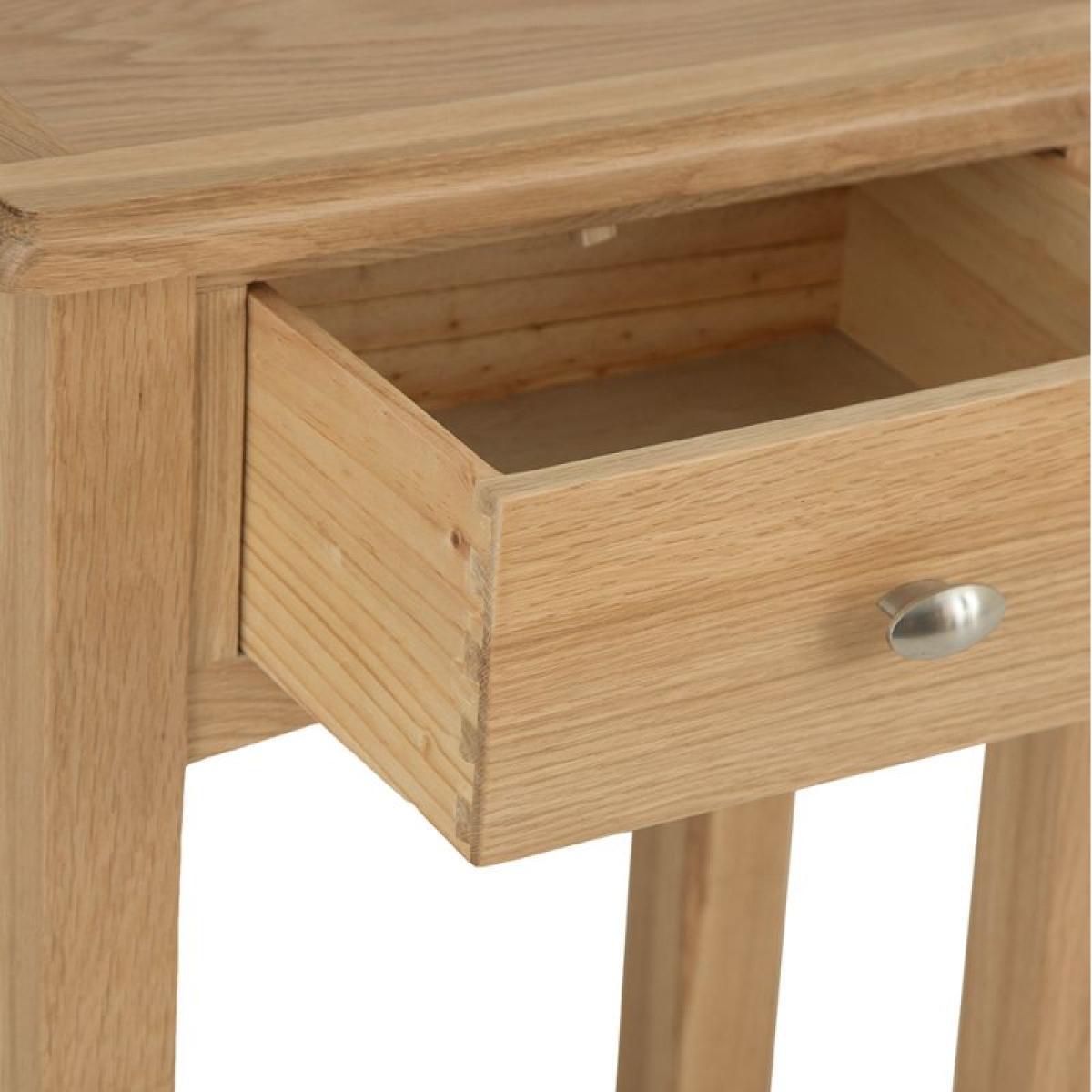 Galister Oak Telephone Table - Light Oak – image 4