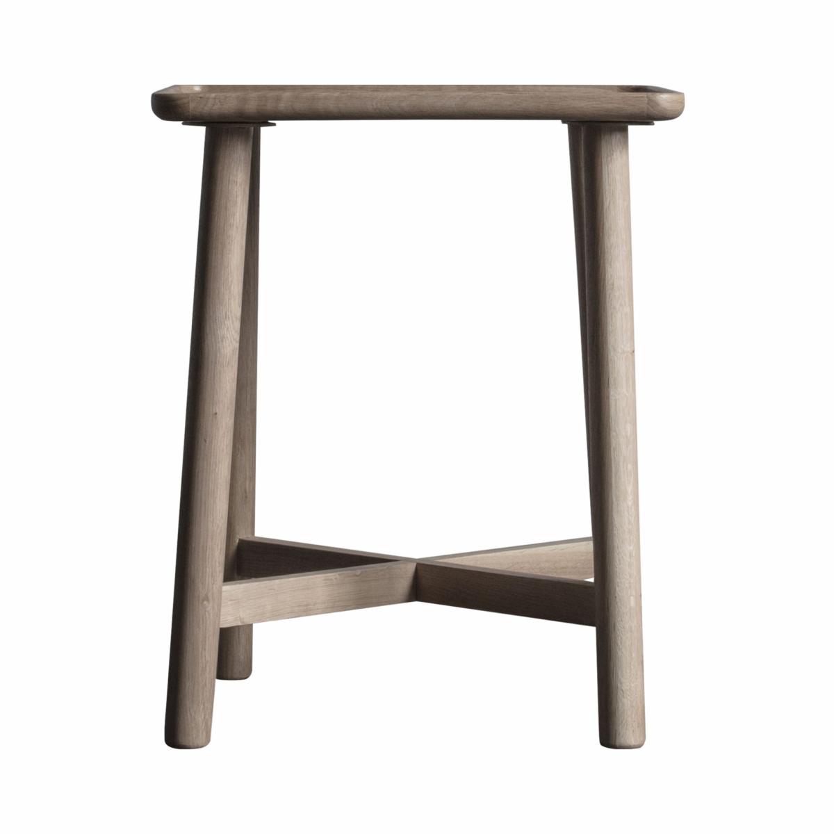 Queensbury Oak Side Table - Grey – image 2