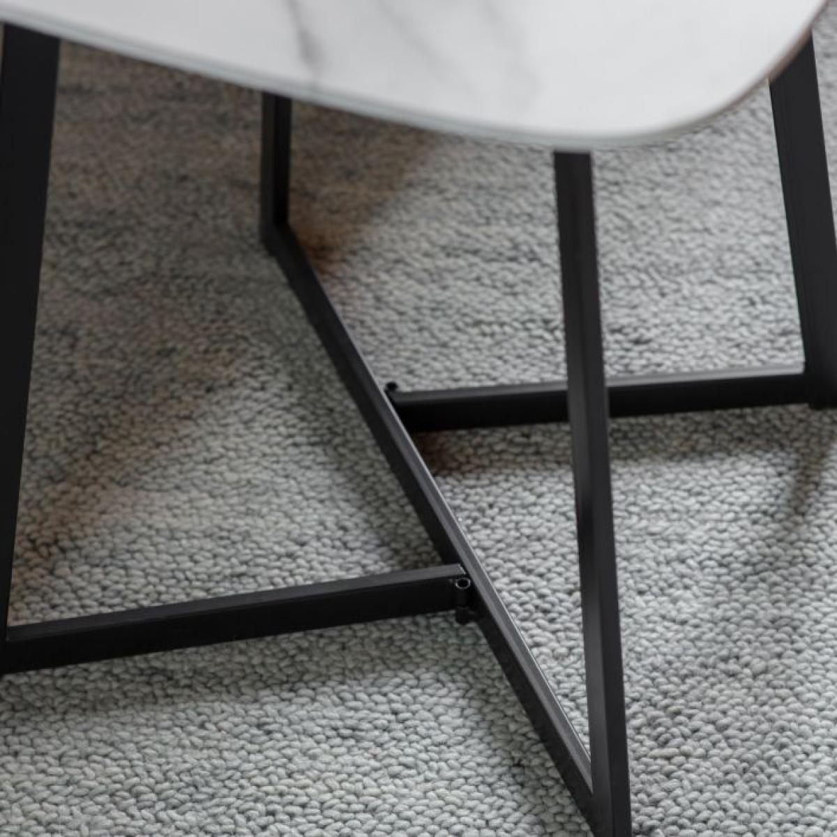 Thebes Iron Side Table - White – image 3
