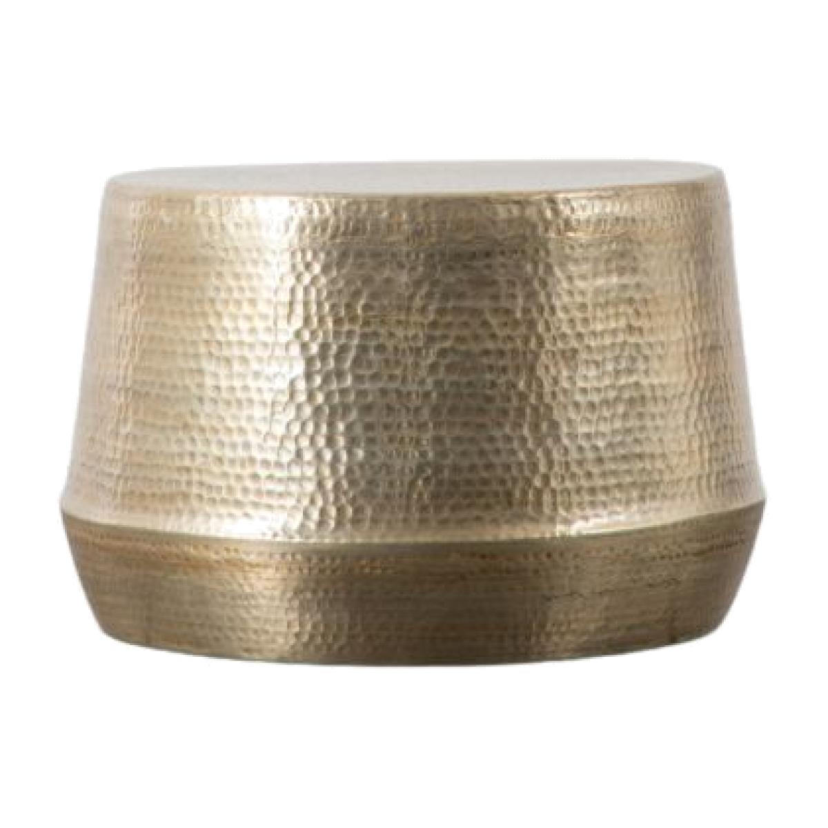 Milani Aluminium Side Table - Gold – image 1