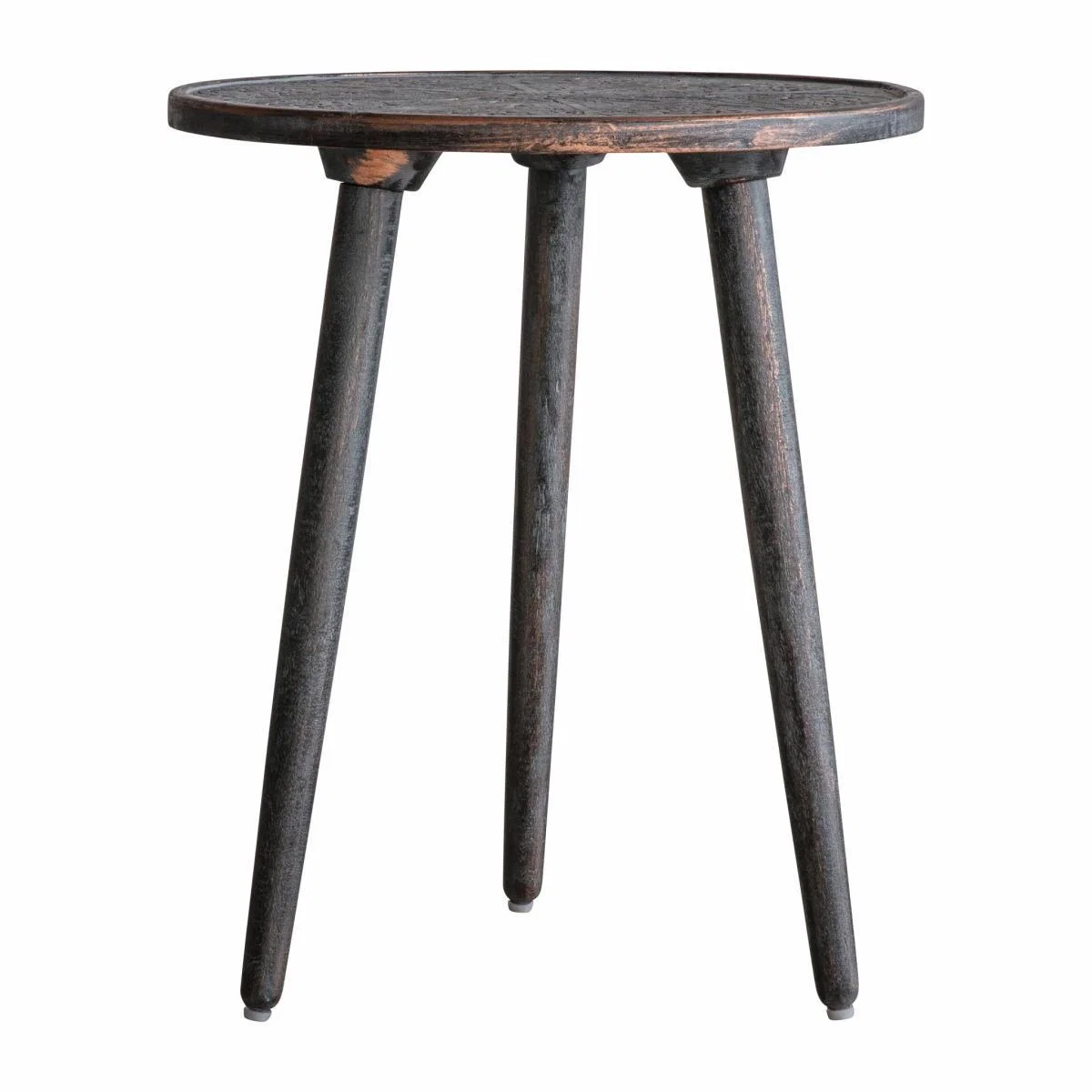 Farah Mango Wood Side Table - Brown – image 2