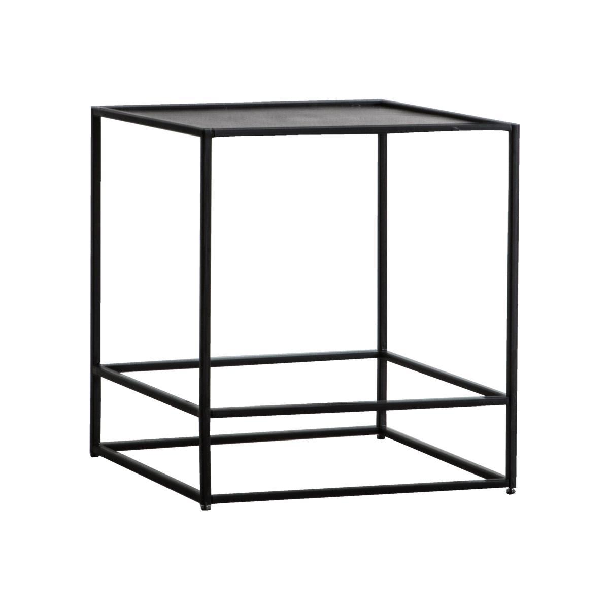 Madson Metal Side Table - Antique Silver