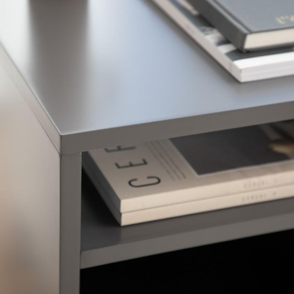 Lismore Oak Side Table - Grey – image 3