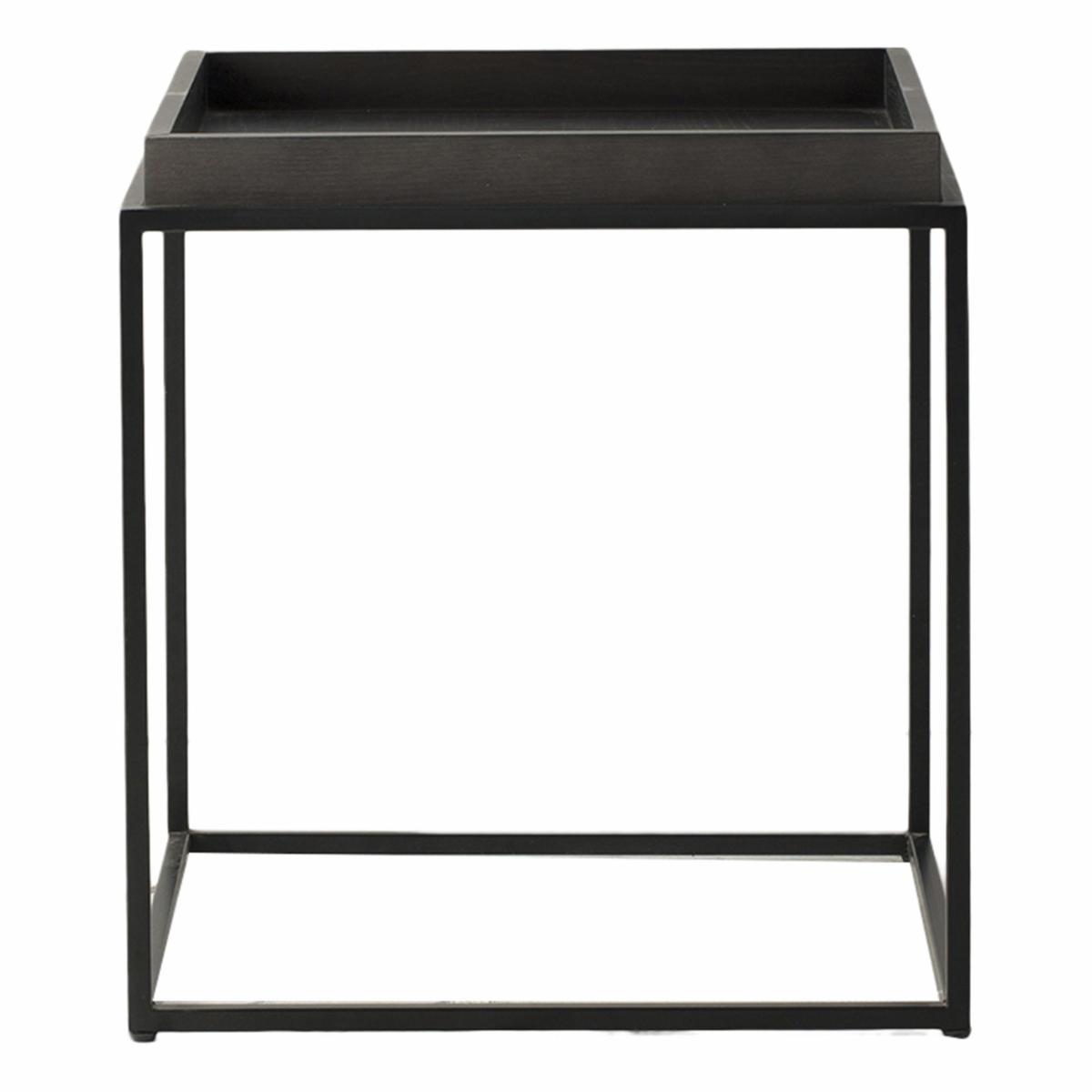 Bordan Wood Side Table - Black – image 2