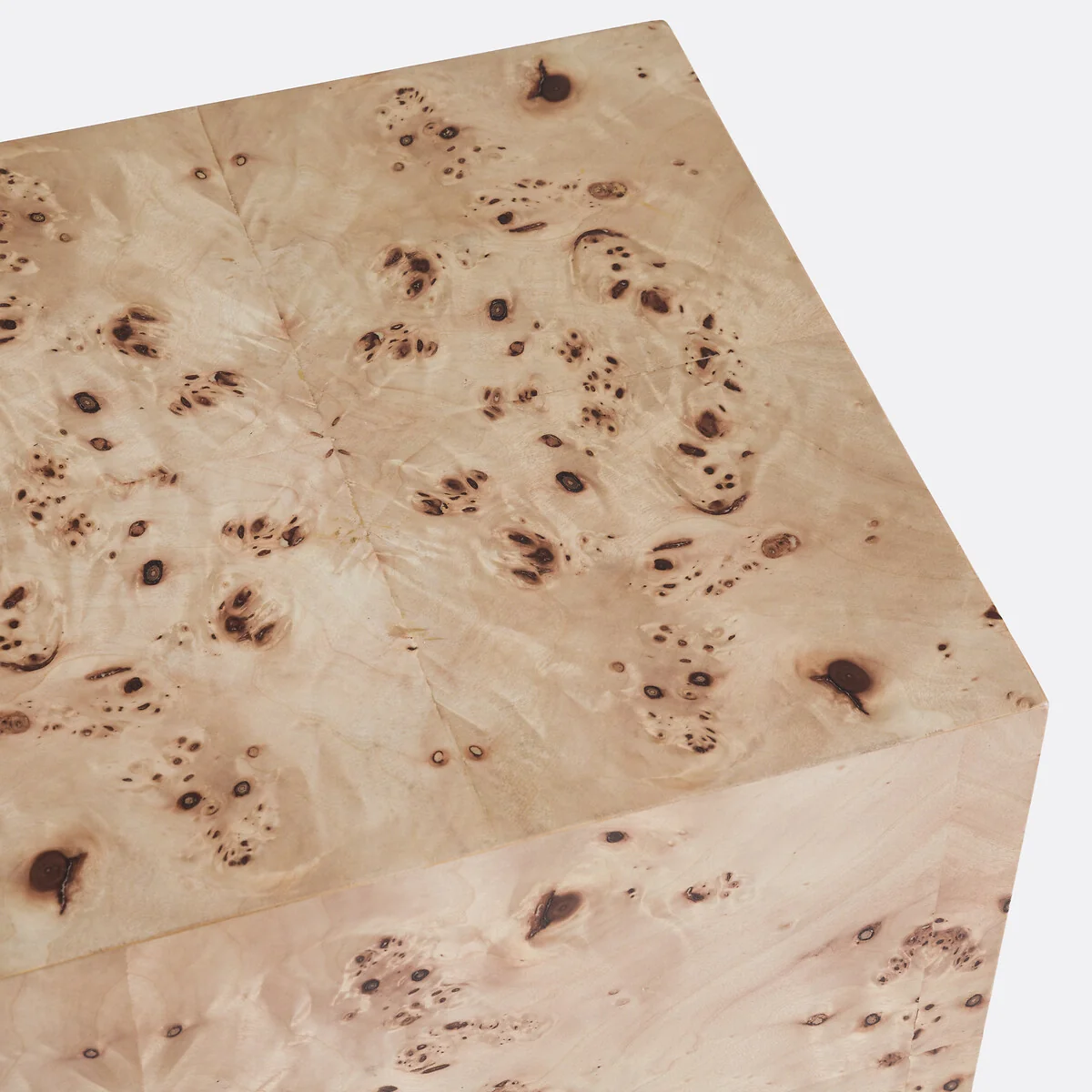 Loupita Elm Burl Veneer Side Table – image 4