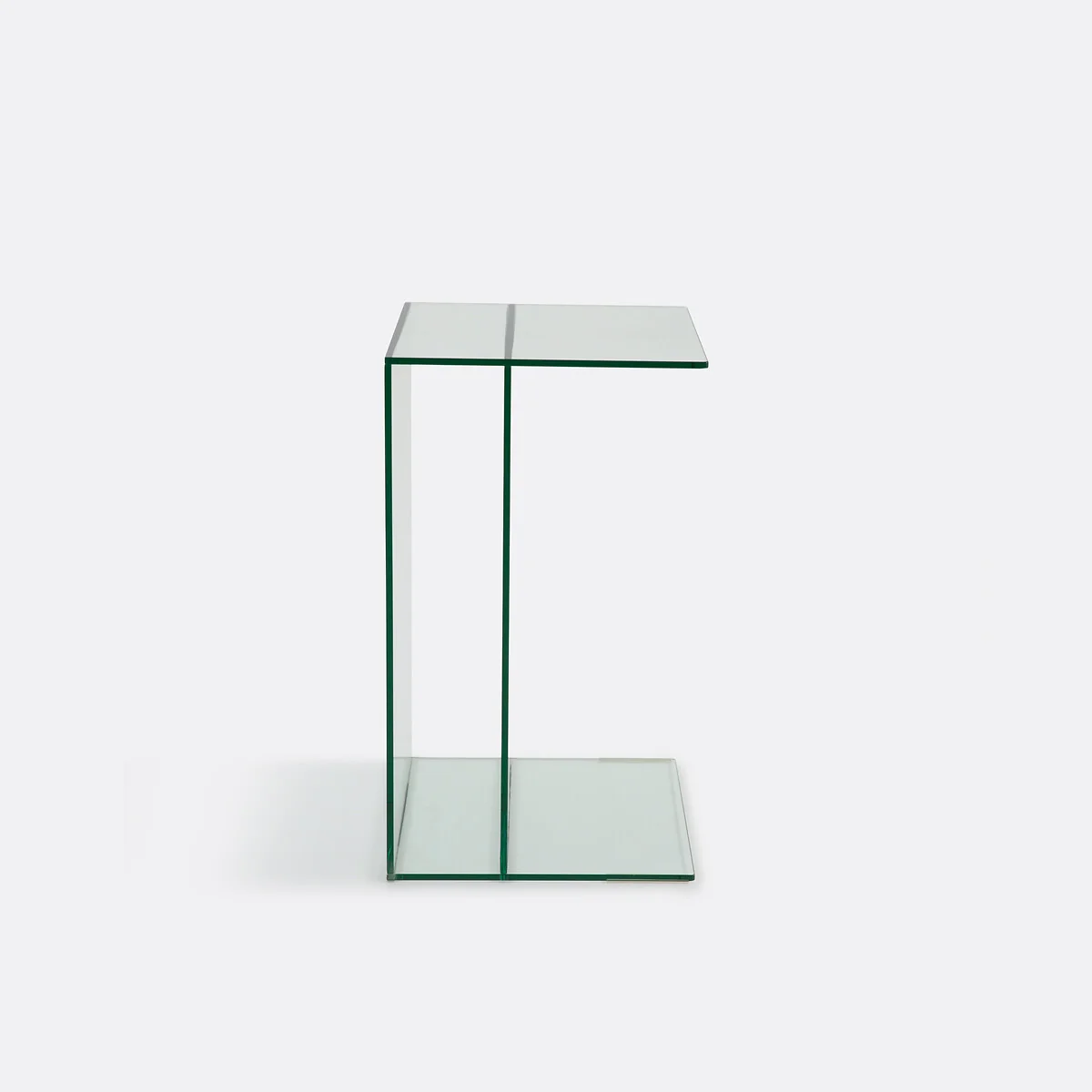 Livia Tempered Glass Side Table with 1 Compartment – image 3