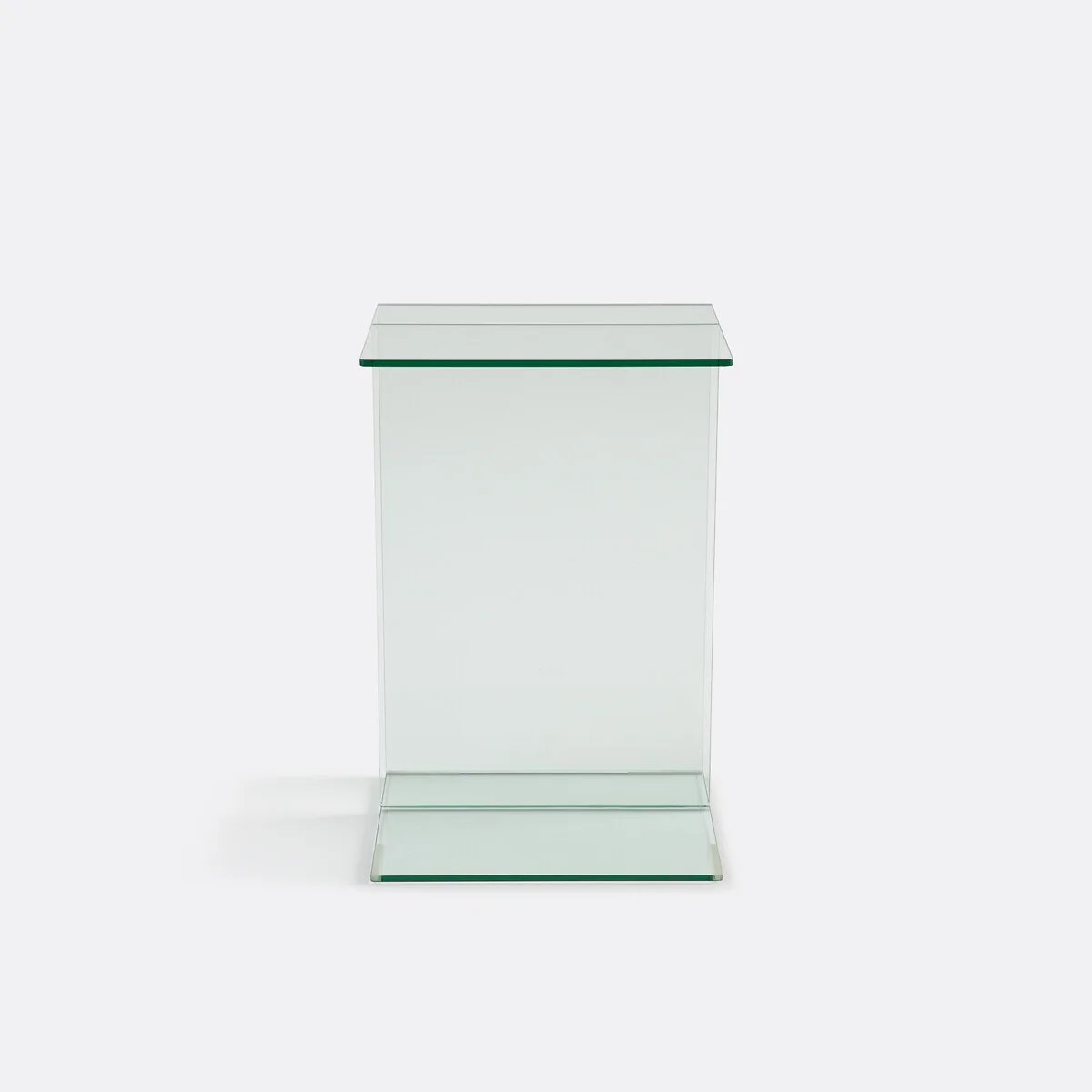 Livia Tempered Glass Side Table with 1 Compartment – image 4