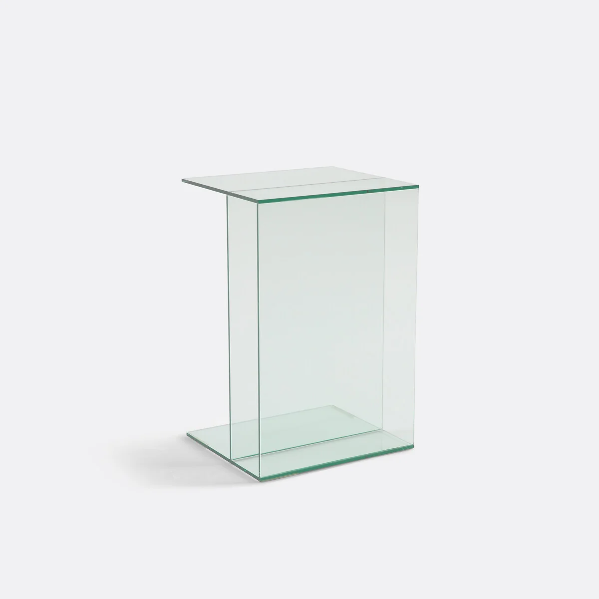 Livia Tempered Glass Side Table with 1 Compartment – image 5