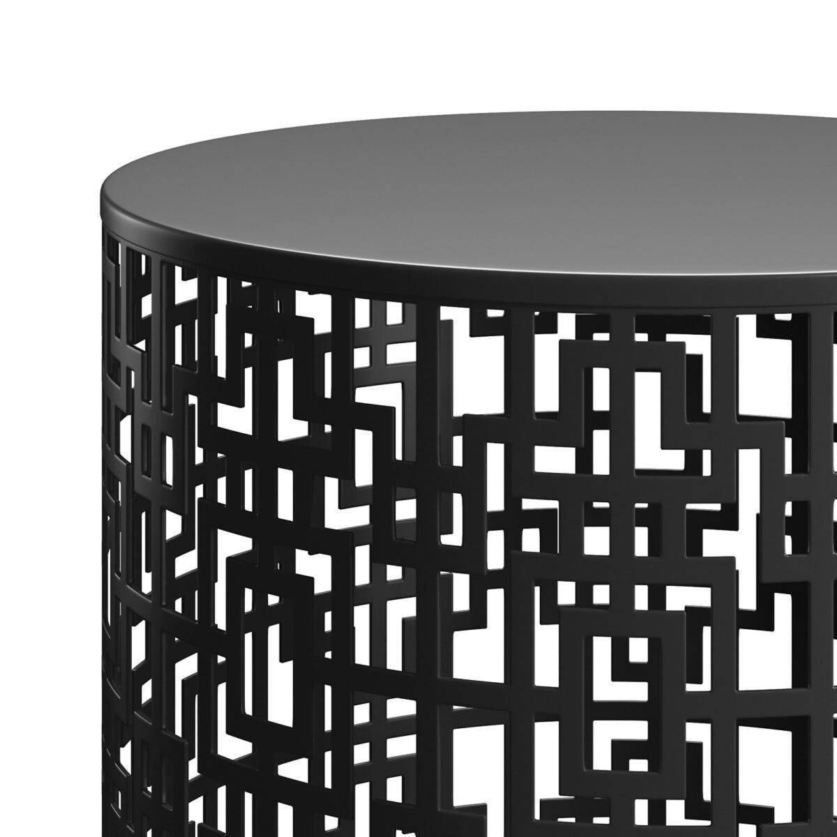 Gueishi Openwork Metal Side Table – image 3