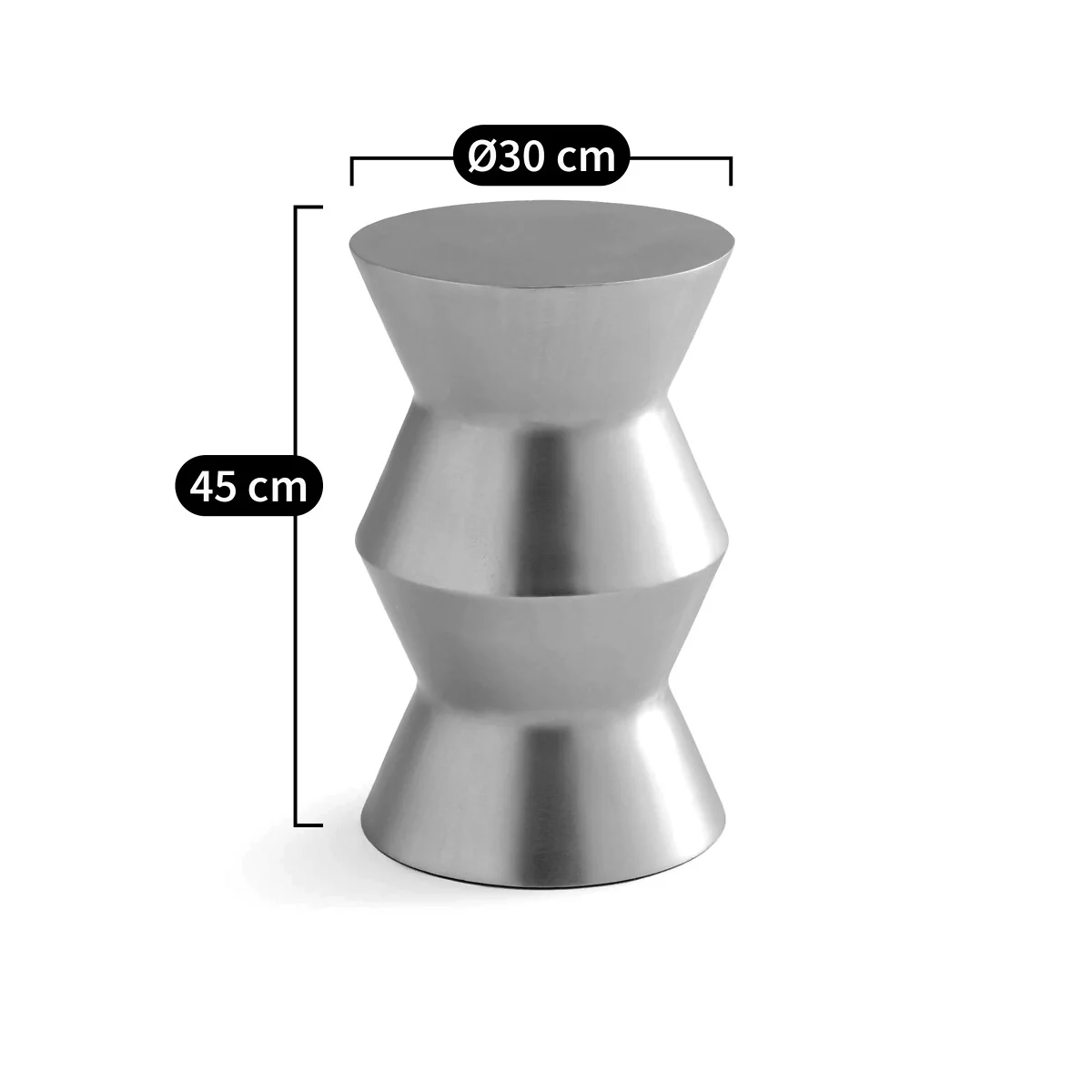 Calendes Cast Aluminium Side Table – image 5