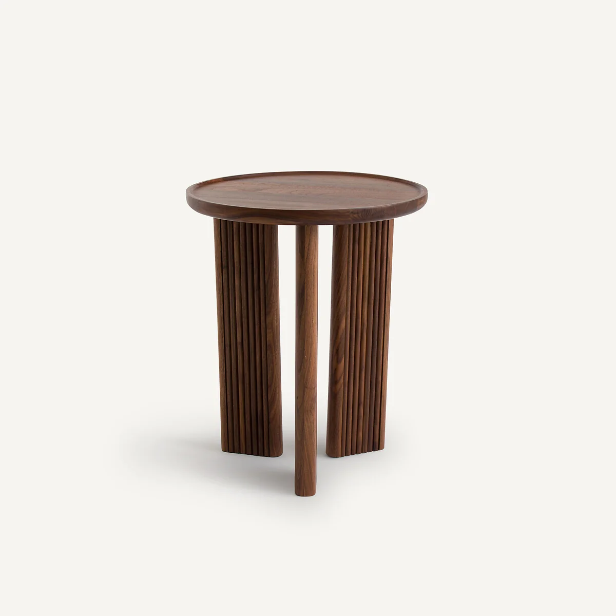 Diagil Round Walnut End Table – image 3