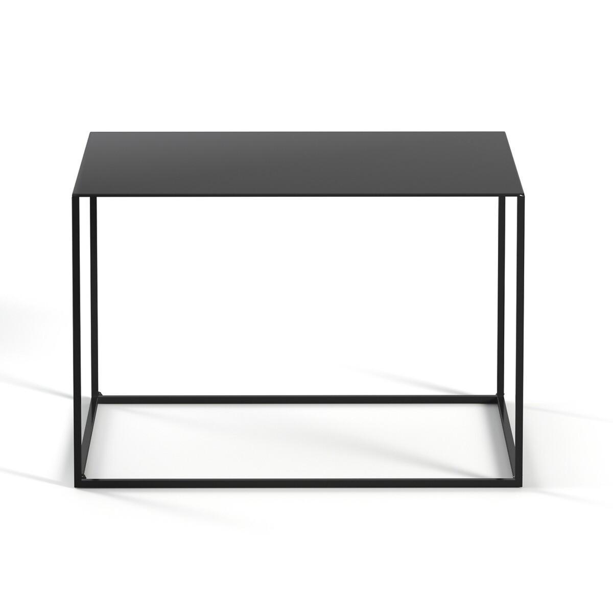 Romy Small Rectangular Side Table in Metal – image 3
