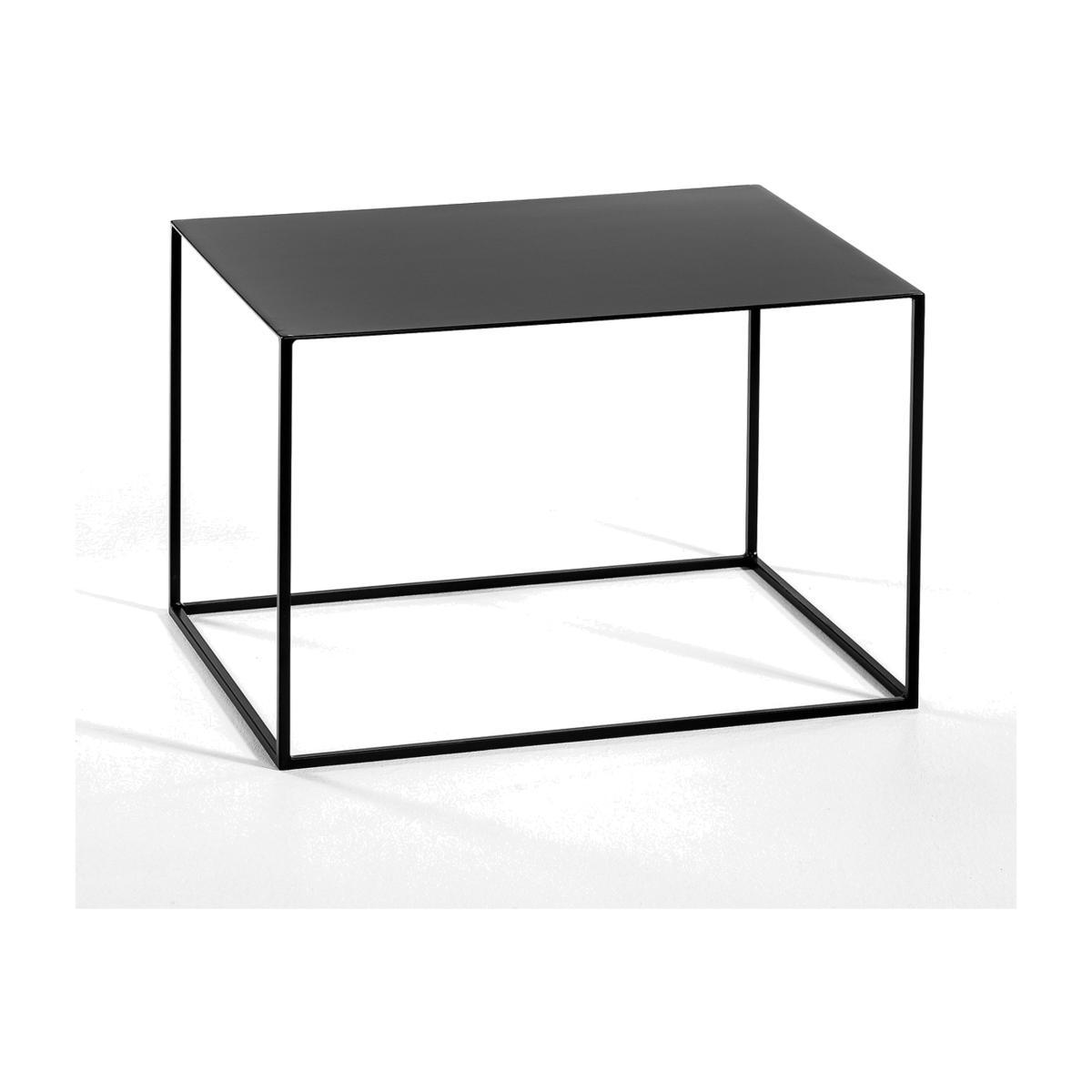 Romy Small Rectangular Side Table in Metal – image 1